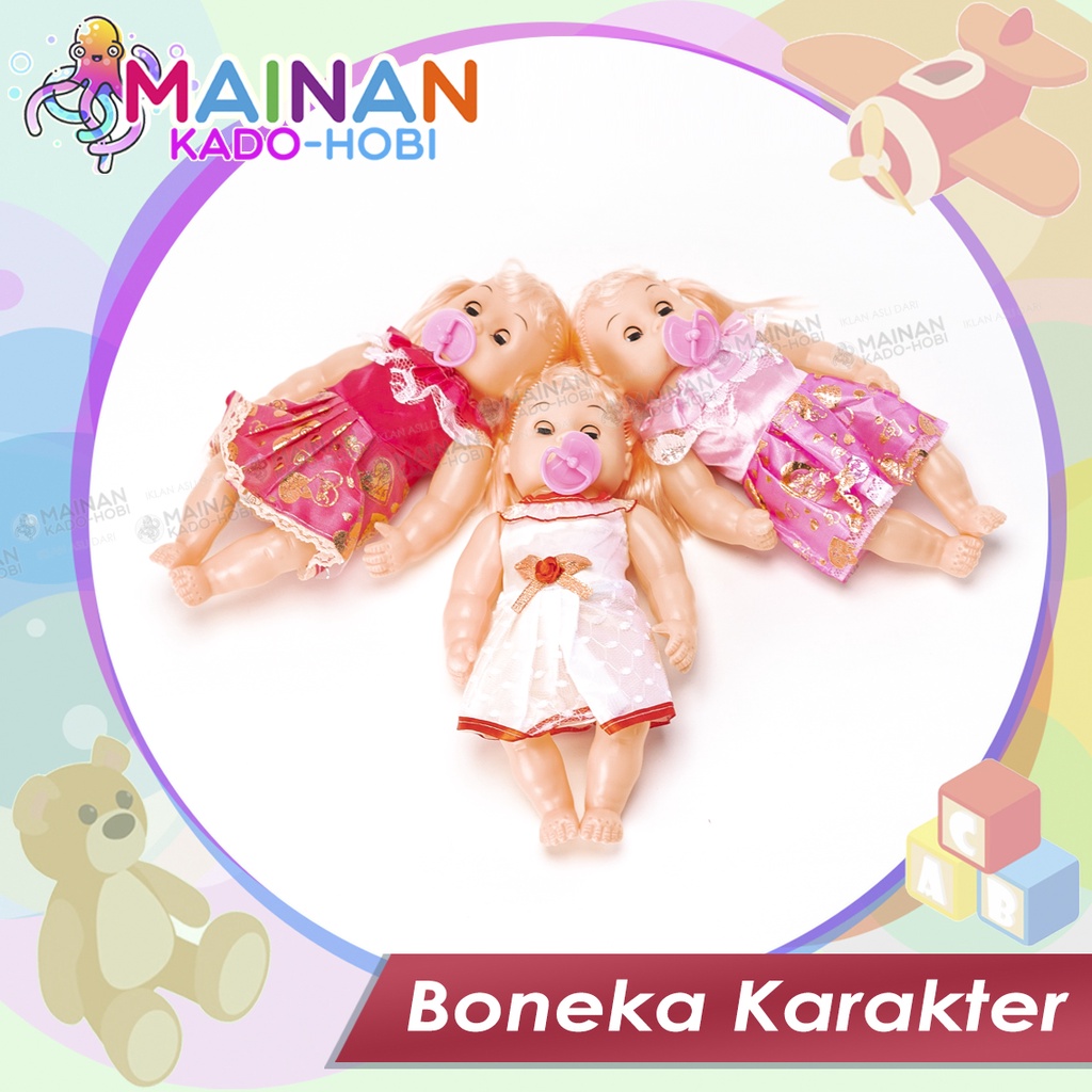 MAINAN ANAK BABY DOLLS BONEKA KARAKTER BAYI EMPENG