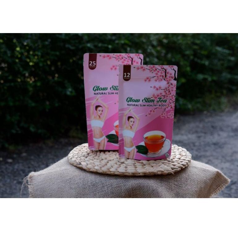 

(Kode)(N38G)➸ GLOW SLIM TEA / TEH PELANGSING ISI 12 PCS 25 PCS trending