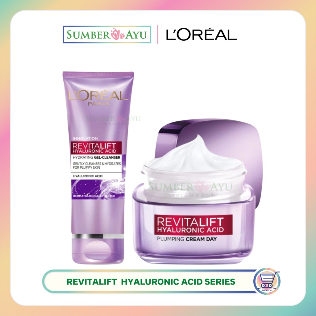 Loreal Revitalift Hyaluronic Acid Series [Gel-Cleanser | Day Cream]