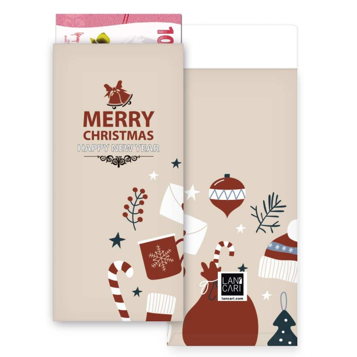 

Christmas Envelope / Red Angpao amplop Natal