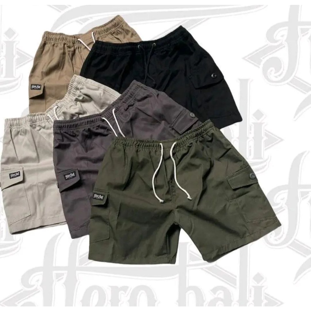 Celana Pendek / Boardshort Cargo / Celana Pendek Pria Kasual Harian Santai Kualitas Distro