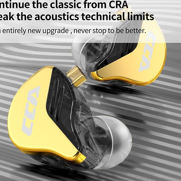 Langsung Order CCA CRA CCA CRA PLUS High Polymer Diaphragm Monitor In Ear Monitor WITH MIC