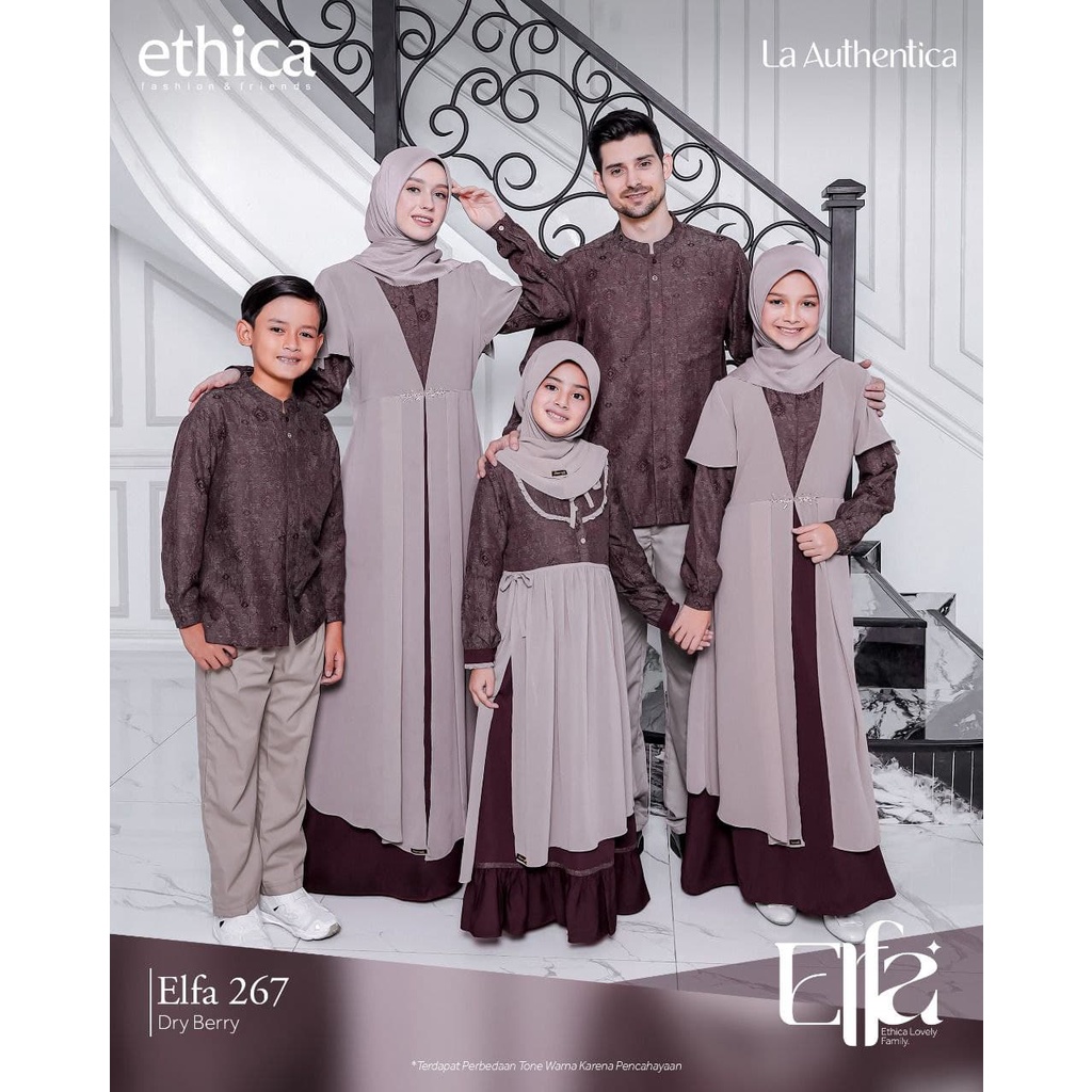 ETHICA ELFA 267 GAMIS KAGUMI 271/ KAGUMI KIDS 128 & KOKO KAHFI 244/KAHFI KIDS 175 DRY BERRY TERBARU 