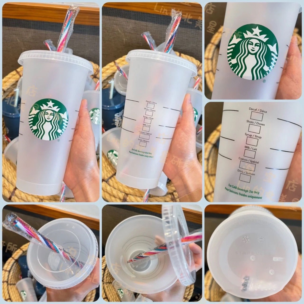 Starbucks Color Changing Cups 5 Colour Reusable Tumbler Cup Original Box Starbuck