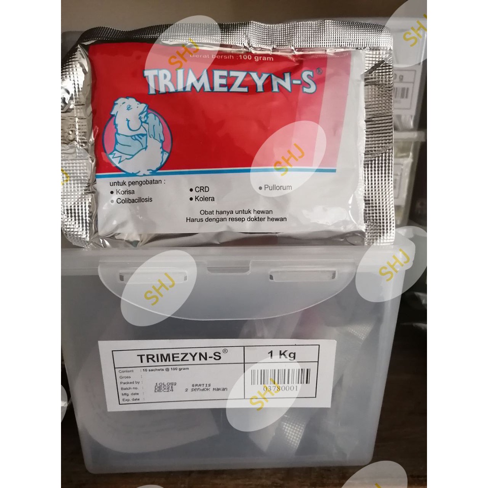 TRIMEZYN-S/SERBUK 100 GR (ANTIBIOTIK AYAM)