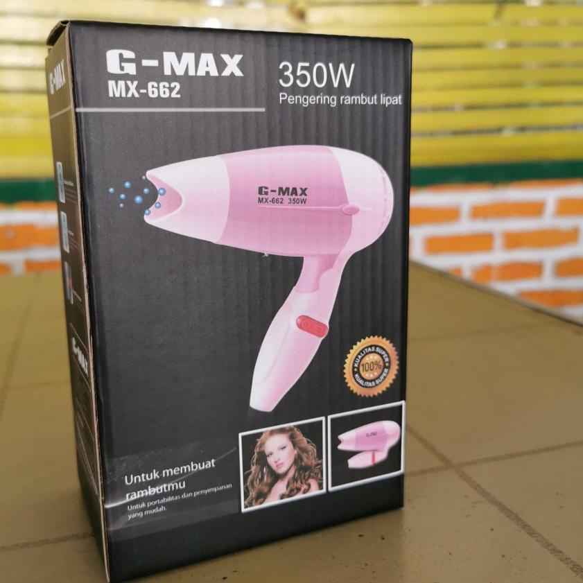 BEST RATING Hairdryer Hair Dryer Alat Pengering Rambut Gmax G Max G-Max MX MX662 662 MX-662 Nova 350