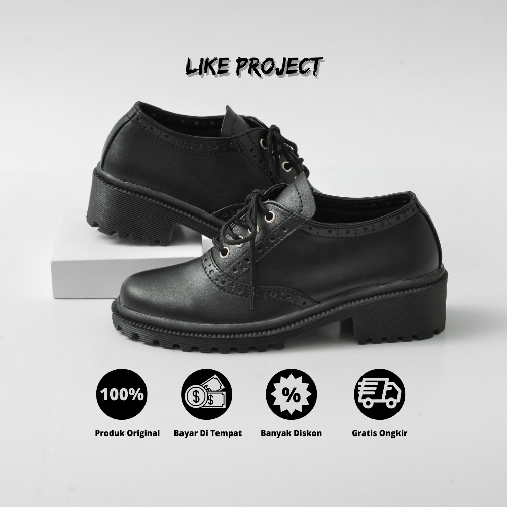 Xcloud x LikeProject Sepatu Casual Wanita DANILA Black