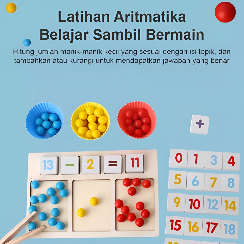 Mainan Edukasi Berhitung Anak 3-4-5-6 Tahun Perempuan Laki Laki | Thinking Digital Toys | Kado Ulang Tahun Anak Cowok