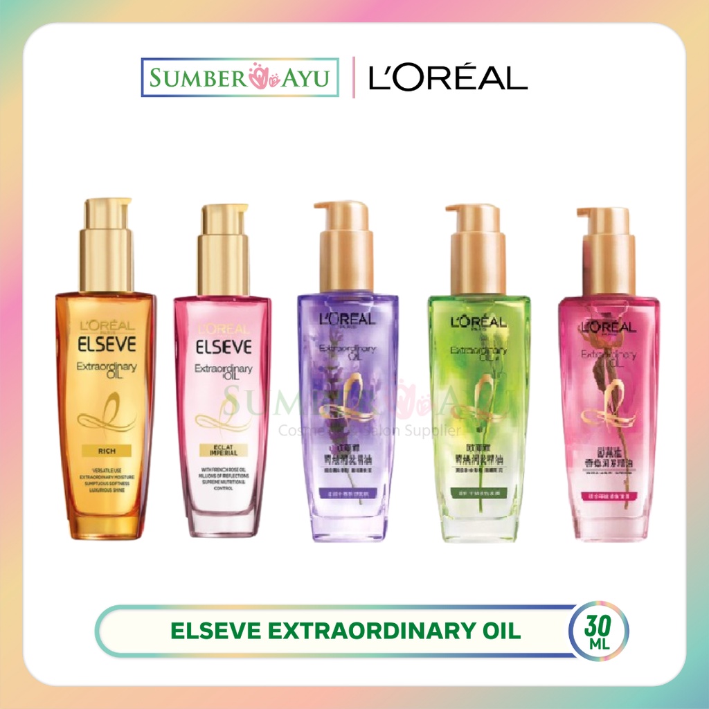 Loreal Paris Elseve Extraordinary Oil Rich ,Rose , Lavender , Eclat Imperial ,Jasmine Hair Treatment