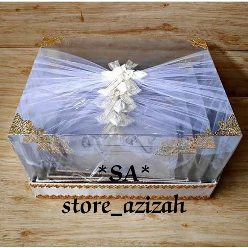 

Kotak hantaran / kotak seserahan / box hantaran full mika tile 1 set silver BAHAN TRIPLEK KERBOT PRODAK DARIstore_azizah