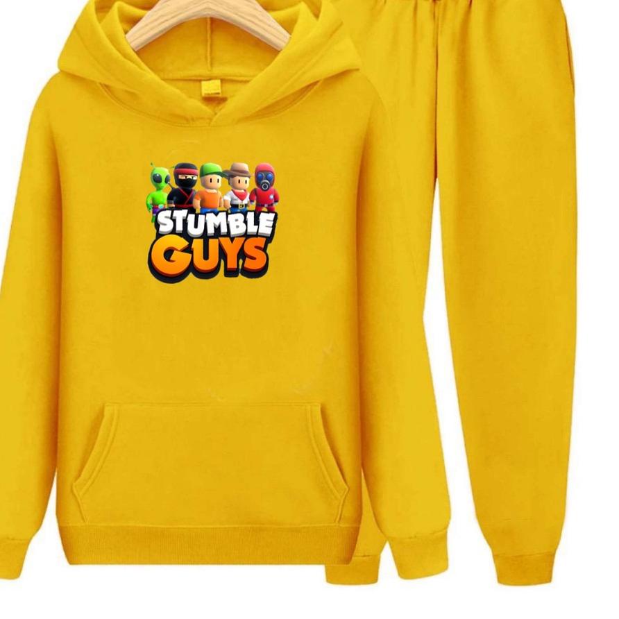 ✔ Setelan Sweater Anak Stumbel Game /Baju Sweater Hoodie Anak Flash Sale