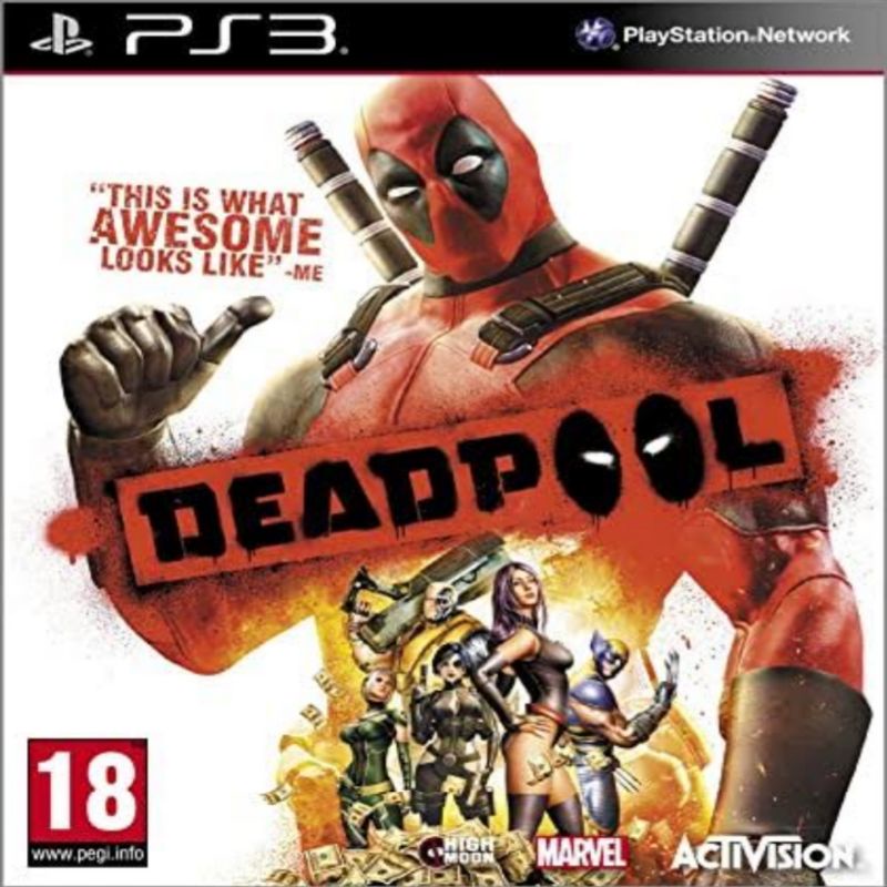 DVD game ps3 hen/cfw Deadpool +DLC