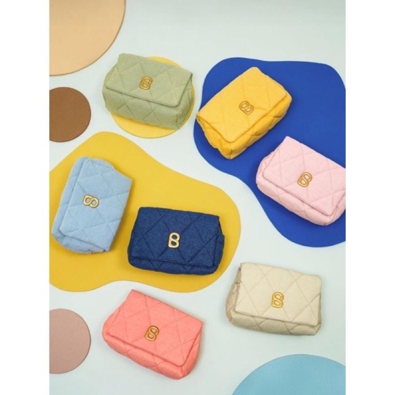 ZOEY & NORA DENIM BAG BUTTON SCARVES