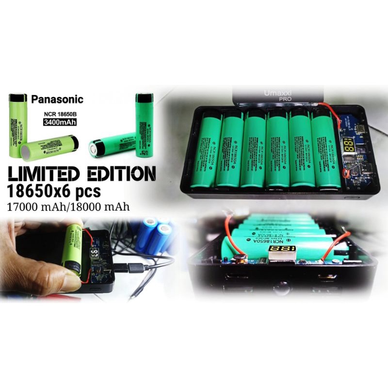 UMAXXI PRO NCR 6PCS 17000/18000 mAh