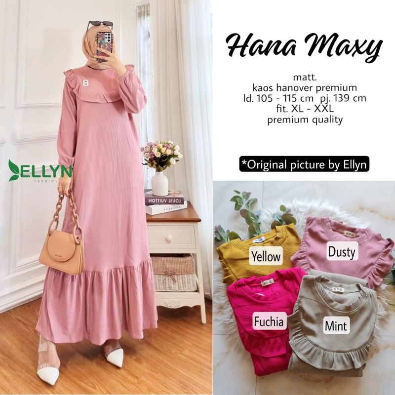 (BAHAN RAYON VISCOSE)  GAMIS // ALORA DRESS BY EKANAWA // GAMIS BAHAN KAOS HANOVER PREMIUM