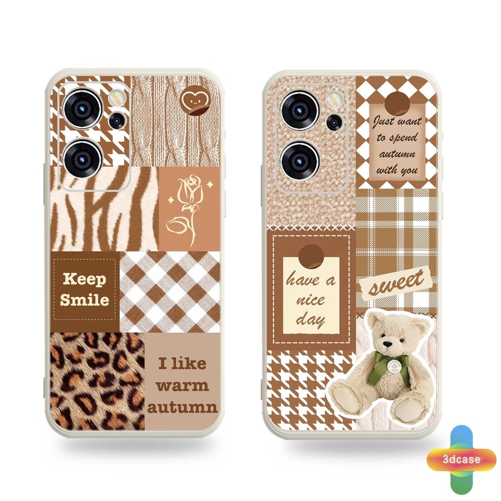 OPPO A54 A5S A3S A57 A15 A76 A96 A16 A95 A55 A7 A5 A9 A31 A53 A33 2020 A12 A1K A77 A54S A77S Reno 7 9 8 6 4 5F 4F  5 06 Lite A74 A15S A52 A11K A92 A35 A11 A93 A32 A72 A94 A53S F19 F21 Motif Houndstooth Motif Kotak Bunga