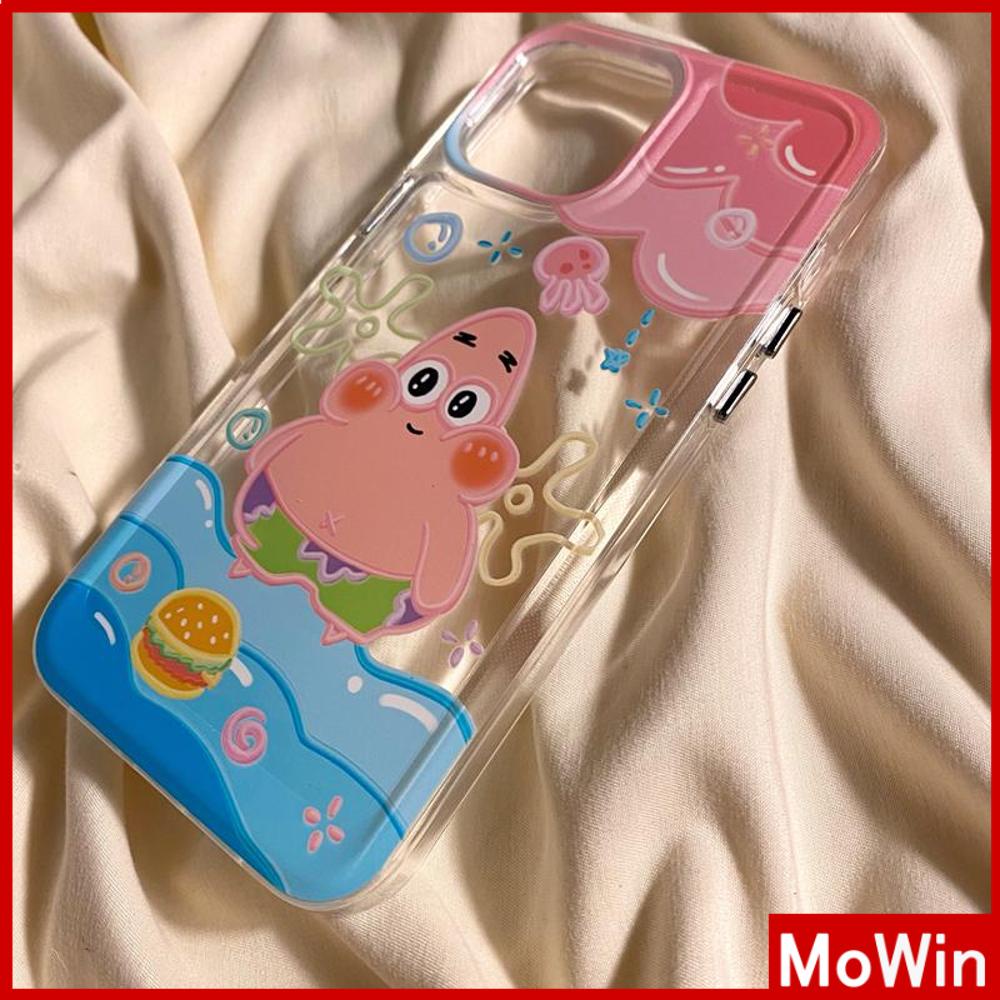 For iPhone 14 Pro Max iPhone Case Clear Case TPU Soft Case Plating Button Space Case Shockproof Cartoon Cute Compatible For For iPhone 13 Pro Max 12 Pro Max 11 Pro Max 7plus XR xs