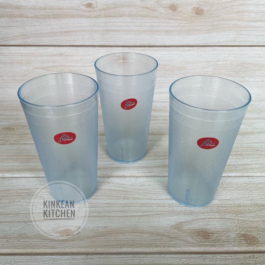 Gelas Bening  600ml Plastik - Monica Alexis 902