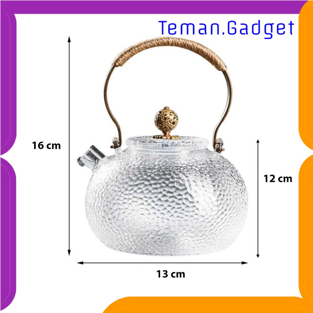 TG - DPR HKEPS Teko Pitcher Teh Chinese Teapot Maker Glass 700ml - BR-8424