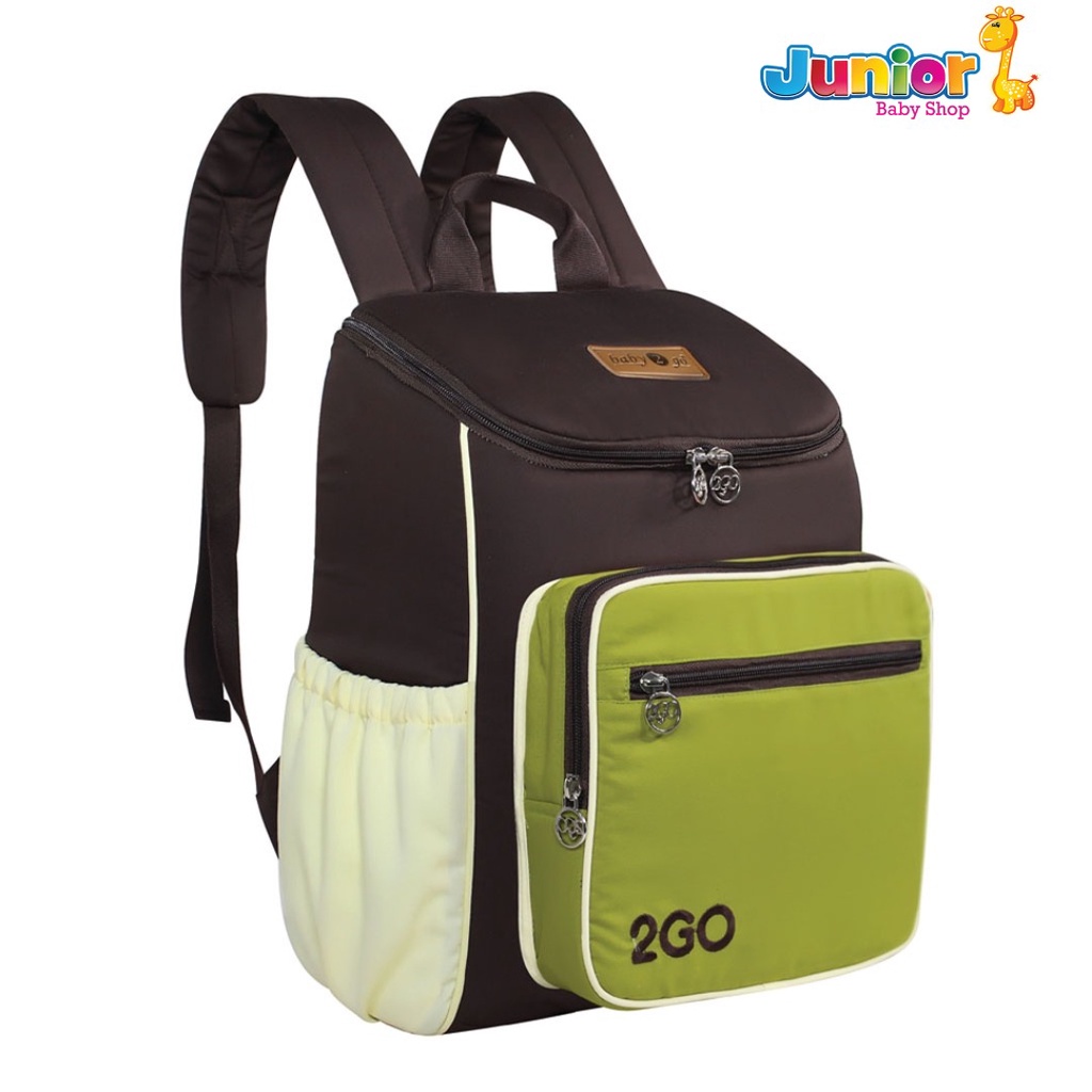 Baby 2 Go Backpack Diapers Bag Colorfull Series - B2T1405 by Baby Scots &quot; bebe Love &quot;