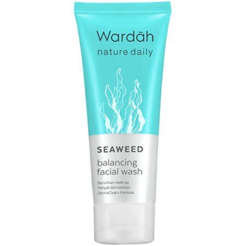 Wardah facial wash seaweed