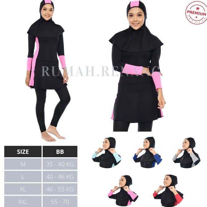 Baju renang muslimah dewasa baju renang perempuan remaja baju renang