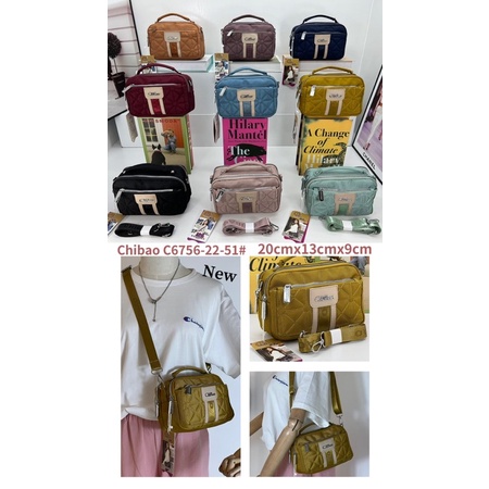 CB6756-51 TAS WANITA IMPORT CHIBAO 2in1 JINJING DAN SELEMPANG