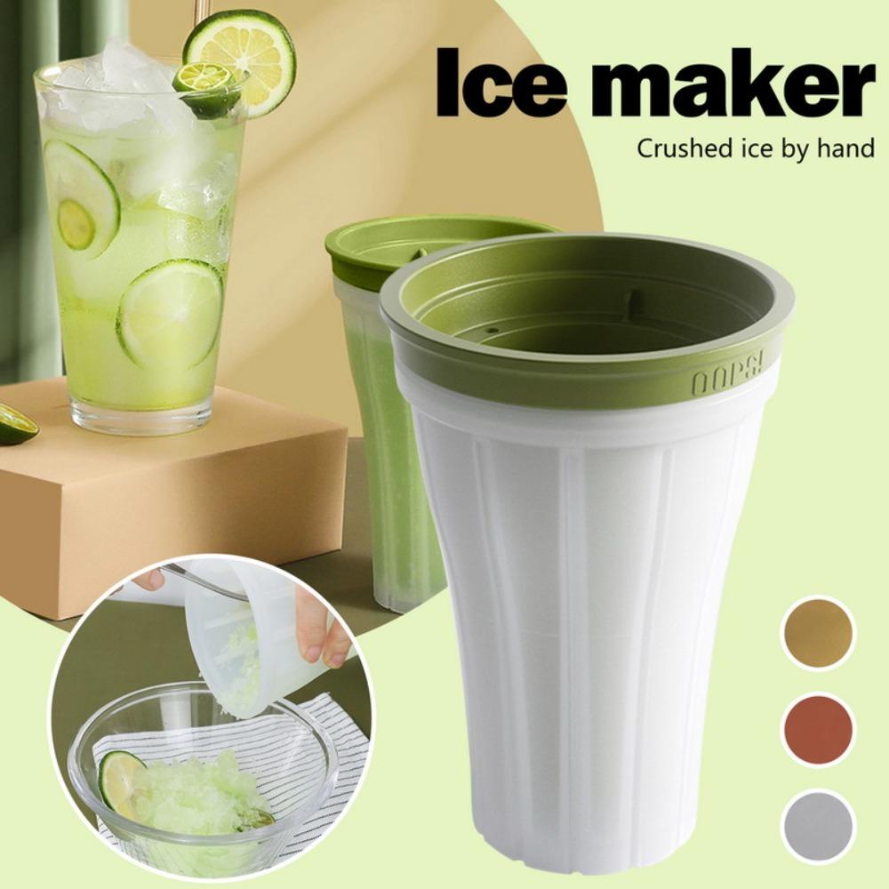 Solighter Smoothies Slushy Cup Cangkir Pendingin Portable Quick-frozen Homemade