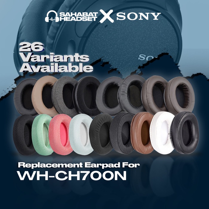 Earpad Ear Cushion Earcup Sony WH-CH700N WH CH700N CH 700N Foam Busa