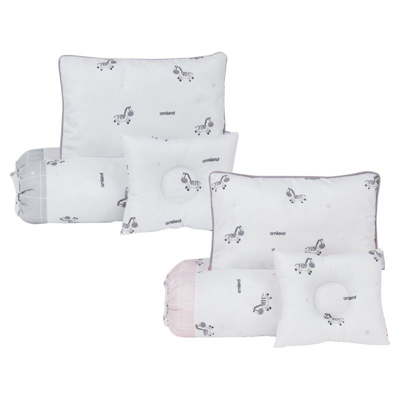 Omiland OB3721 Bantal Guling Set + Bantal Peang Zebra Series