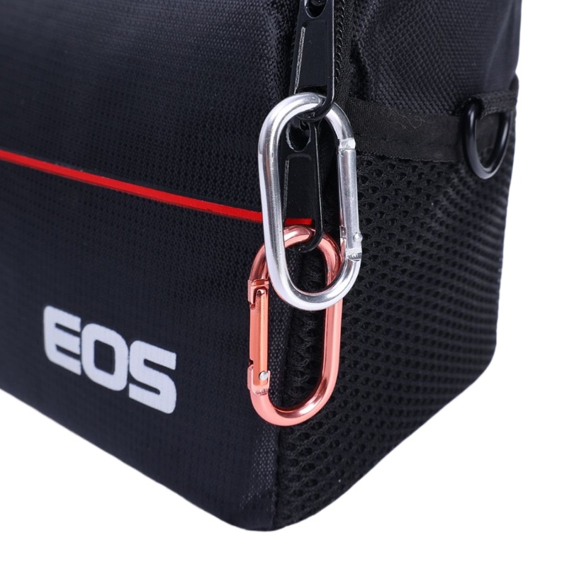 Empat Warna Pilihan Gantungan Kunci Kait Bahan Aluminium Alloy Bentuk O Carabiner/Aksesoris Luar Ruangan Rumah Gesper Untuk Camping Hiking Traveling Ransel