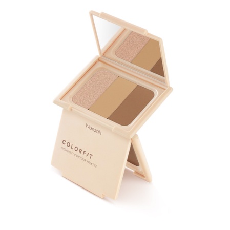 Wardah Colorfit Highlight Contour Palette - 3 in 1