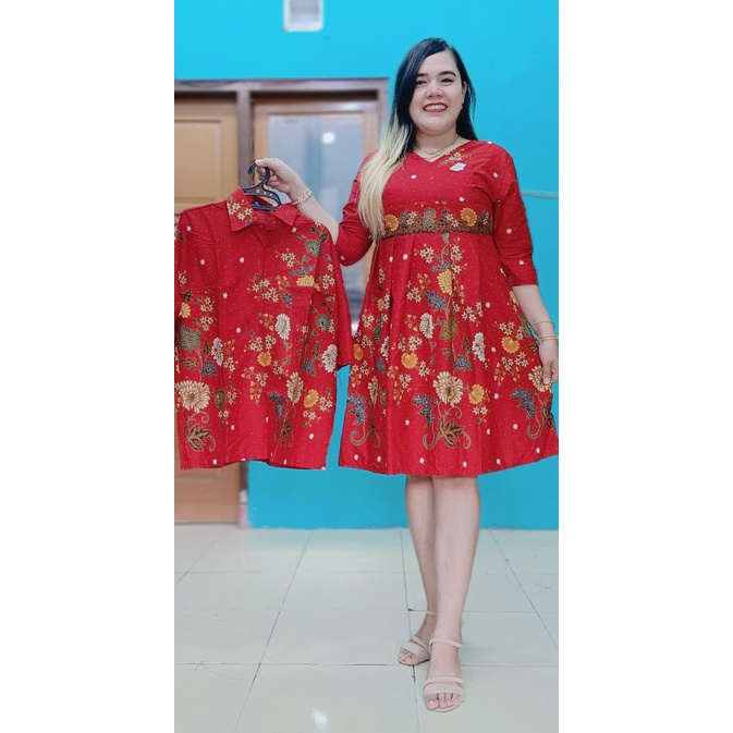 COUPLE DRESS FURING AGNES PREMIUM YENI BAGARIANG - BAHAN TEBAL JAHITAN BUTIK