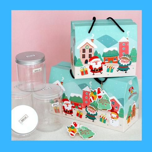 

BOX TOPLES NATAL KOTAK HAMPERS GIFT BOX PAPER BAG GOODIE BAG KUKER RTGR66546R