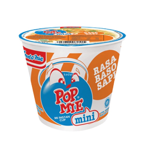 Jual Pop Mie Mini Kuah Rasa Baso Sapi Gram Shopee Indonesia