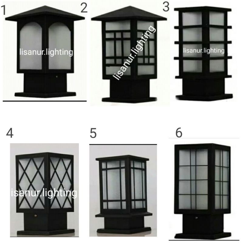 Lampu Pagar Minimalis Outdoor Berkualitas | Lampu Taman Minimalis Outdoor