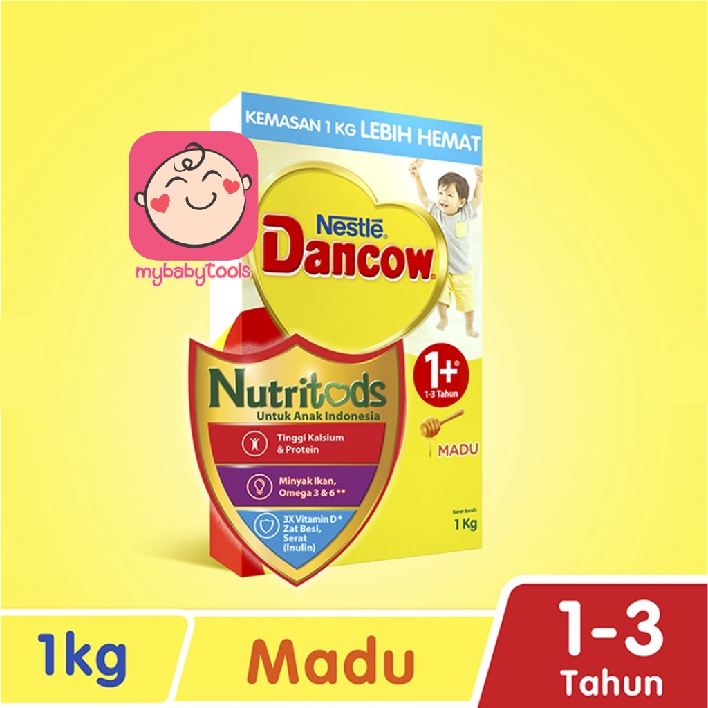 

Nestle Dancow 1+ dengan Susu Pertumbuhan Rasa Madu 1-3 Tahun Box 1 kg