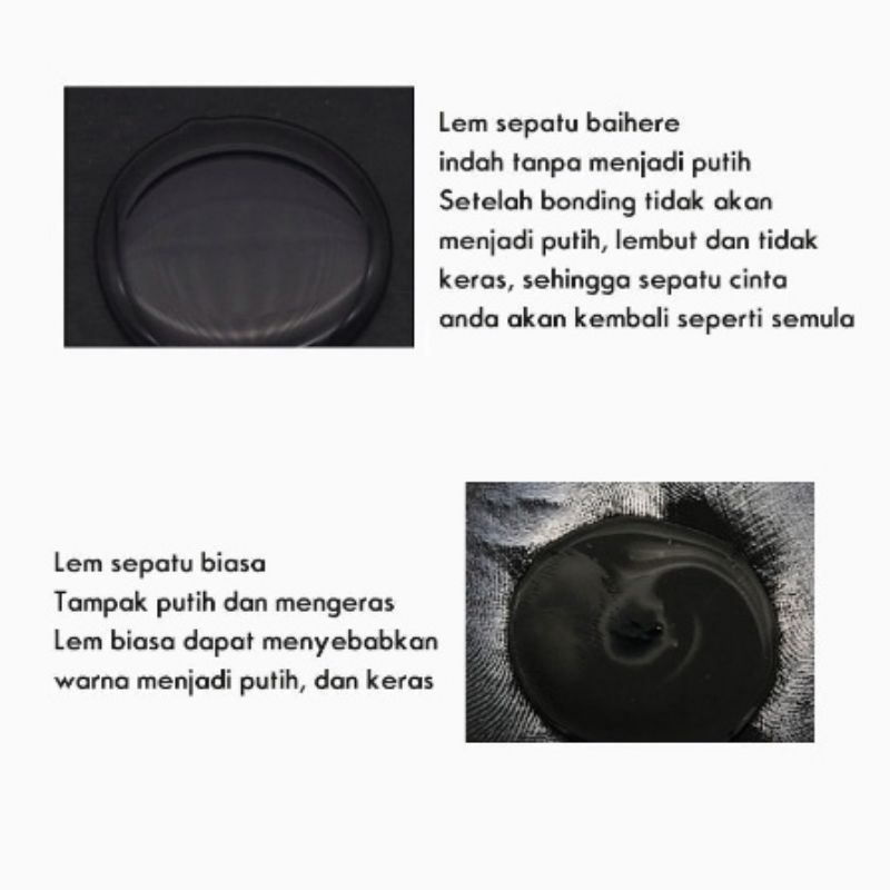 Lem Sepatu Tahan Air Super Kuat 60 ML Tanpa Bekas Dan Tidak Bau Lem