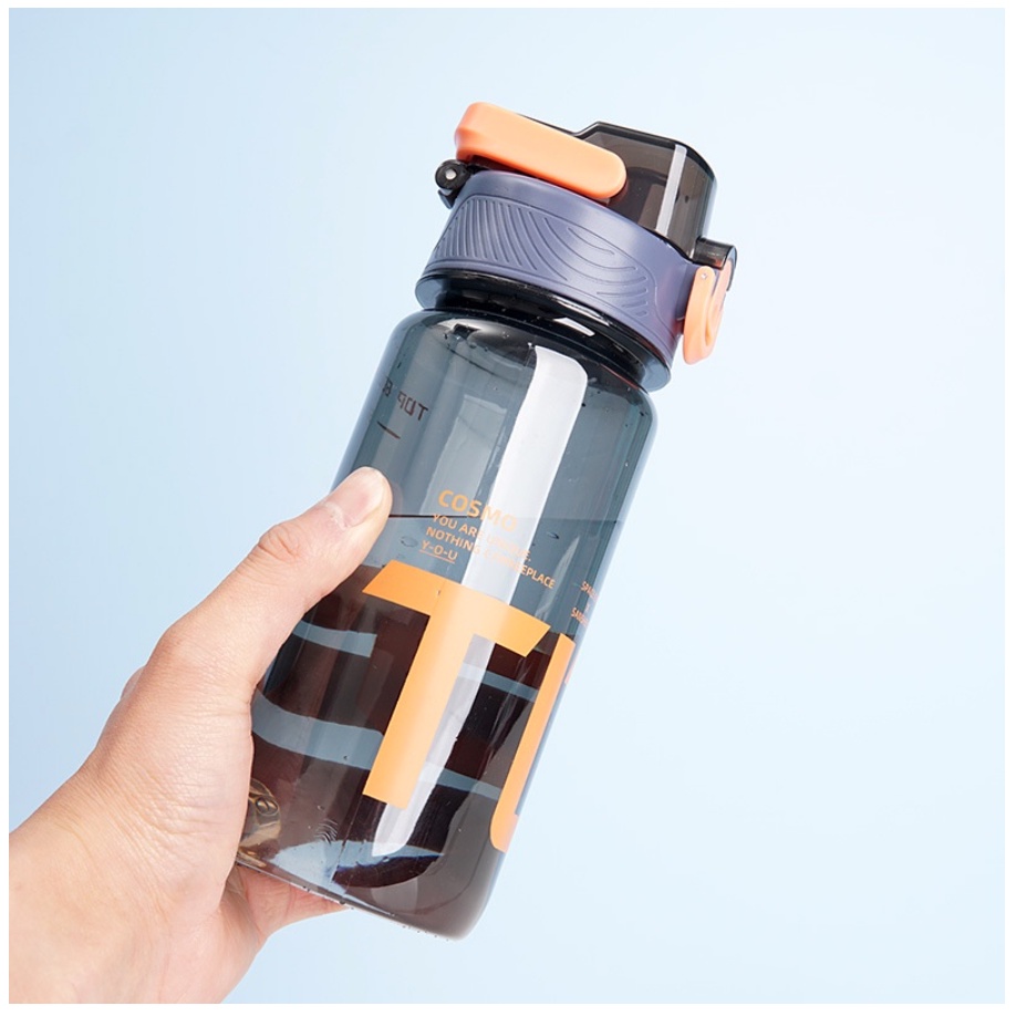 Botol Minum Portable Cup Premium Kapasitas 600 ML Botol Air Minum Sport Travel Anak Sekolah Dewasa Botol Minum Infuse Water