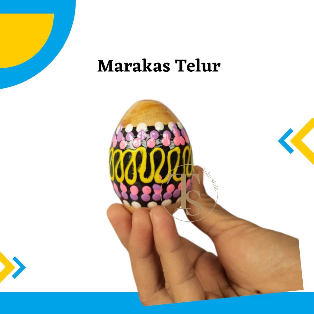 Marakas Telur Alat Musik Marakas Anak  Shaker Maracas Perkusi Kecrekan