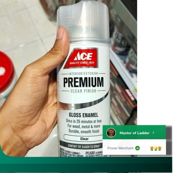 Cat Semprot Besi Enamel Premium Cat plus Primer - Clear USA