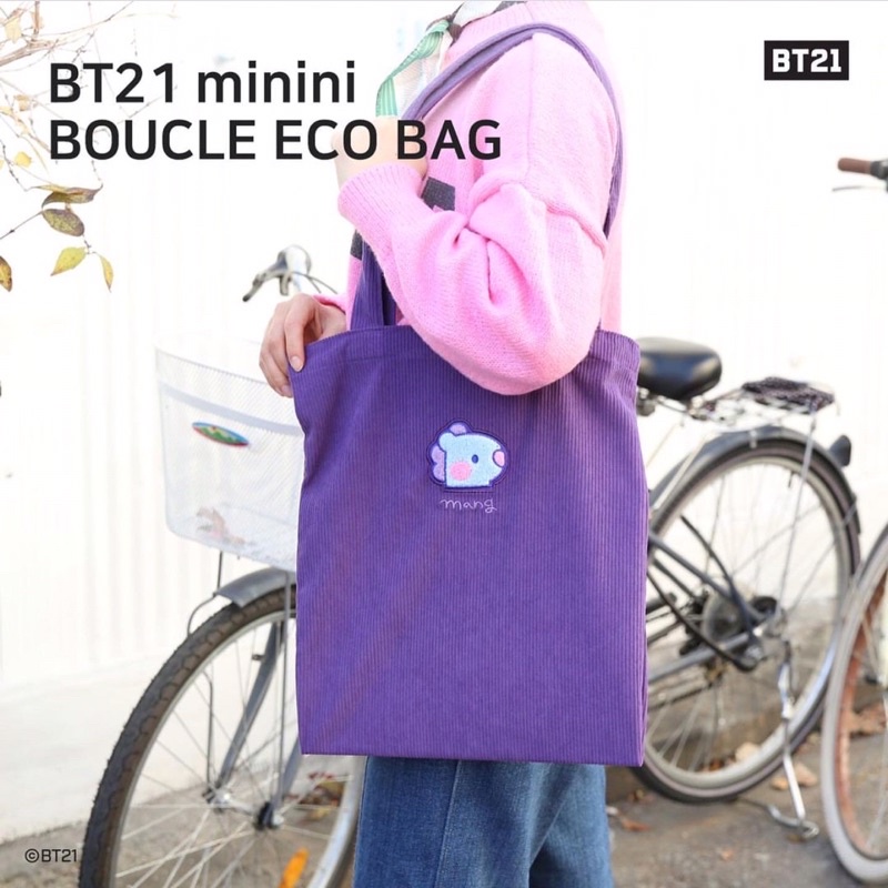 [PRE ORDER] BT21 MININI BOUCLE ECOBAG ECO BAG