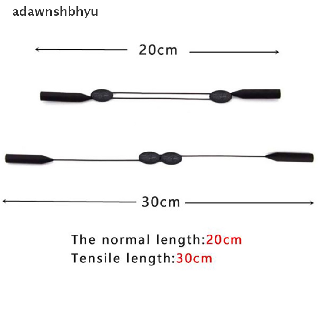 Adawnshbhyu 1set Scalable Silicone Sports Eyeglasses Rope String Holder Eyewear Lanyard ID