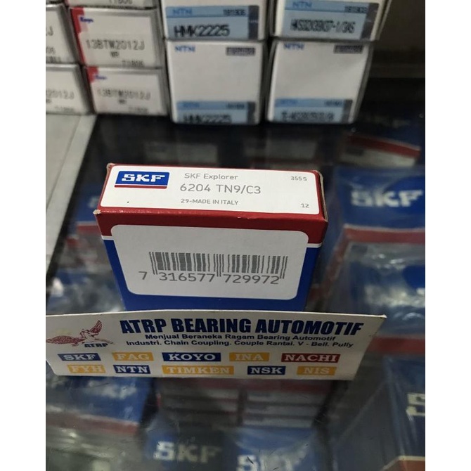 BALL BEARING 6204 TN9/C3 SKF