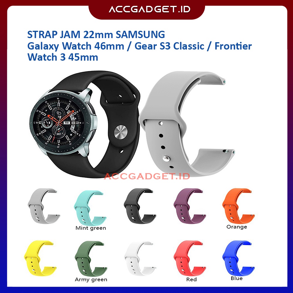 Tali Strap Silicone untuk Galaxy Watch 46mm Classic / Galaxy Watch 3 45mm - PN2 Watchband Strap