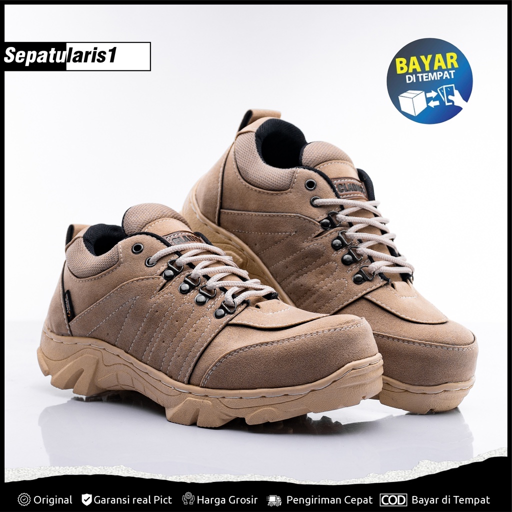 Sepatu Safety Pendek Pria Cladico Skyway Ujung Besi Original Grosir Murah