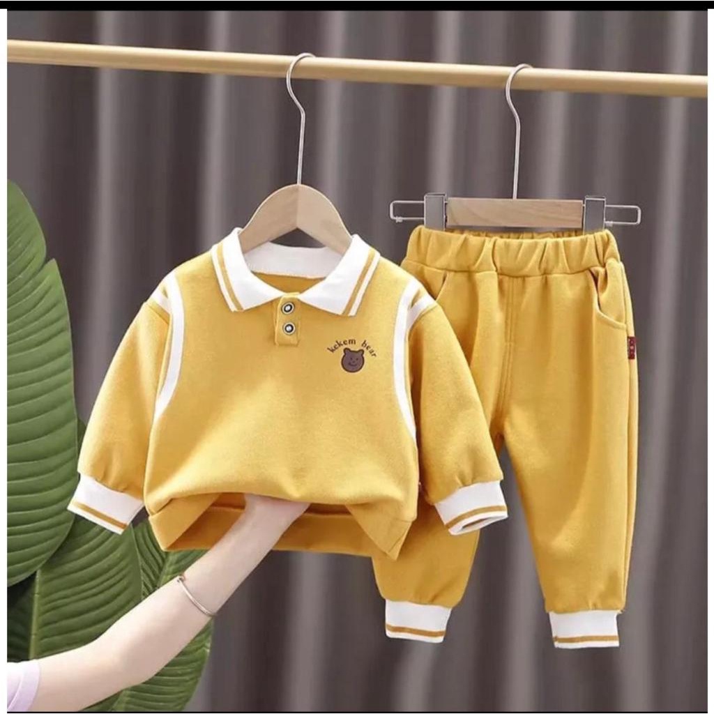 PROMO SWEATER ANAK KEKINIAN/SETELAN ANAK LAKI-LAKI DAN PEREMPUAN/SETELAN BABYTERRY ANAK MODEL TERBARU 1-5 TAHUN
