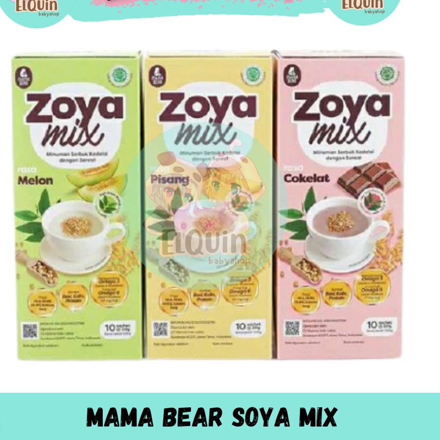 

EXCLUSIVE!mama bear Zoyamix / MAMABEAR Soya mix coklat melon pisang|KD8