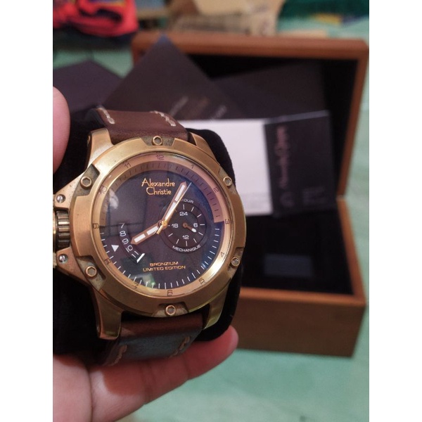 Alexandre Christie Bronzium automatic AC 6481 second / preloved / bekas