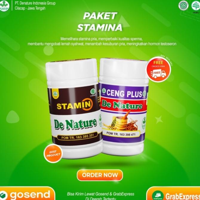 HTD OBAT STAMINA PRIA KAPSUL STAMIN CENG PLUS DE NATURE